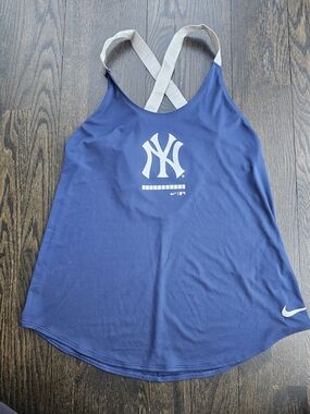 Nike Women's Navy New York Yankees Strappy Tank Top
